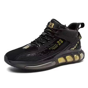 Chaussures de course tendance pour hommes, légères, avec semelle épaisse et amorti, fermeture à lacets, confortables, EVA PU-Gummi - Product Image 1