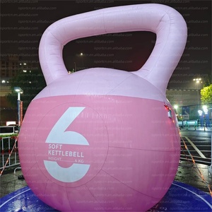 Kettlebell gonflable géant personnalisé avec logo, violet, pour la promotion de la salle de <span class=keywords><strong>sport</strong></span>/les événements sportifs/les marchés de rue - Product Image 4
