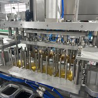 Machine de remplissage et de scellage automatique à haute capacité pour aliments humides pour animaux de compagnie, boîte de repas pour animaux de compagnie, plateau en aluminium