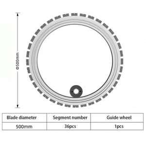 Scie à anneau électrique haute fréquence AC8500 220V pour la découpe de murs en béton - Product Image 2