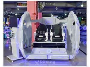 Mới được thiết kế 9D VR thời gian và không gian đưa đón Dual body chơi game tích hợp máy để bán - Product Image 3