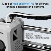 Tubo de alimentación para impresora 3D, tubo de PTFE para Creality K1 Ender 3 V3 Bambu Lab A1 A1 Mini P1P P1S X1C