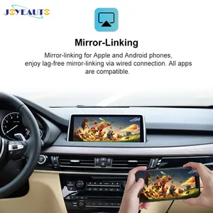 JoyeAuto CCC CIC NBT EVO inalámbrico de Apple CarPlay Android Auto Video caja de interfaz para BMW Serie Mini Cooper