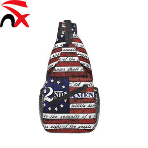 Sac à bandoulière unisexe de haute qualité avec drapeau américain <span class=keywords><strong>pour</strong></span> jeunes adultes, idéal <span class=keywords><strong>pour</strong></span> la randonnée et le cyclisme - Product Image 2