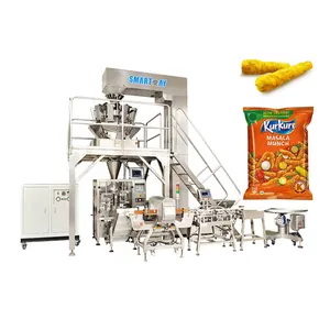 Smartweigh otomatik Multihead tartı Kurkure paketleme makinesi Naks şişirilmiş gıda dolum paketleme makinesi