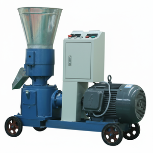 เครื่องอัดเม็ดแบบแบนสำหรับผลิตอาหารสัตว์ ใช้ได้กับน้ำมันดีเซล/เบนซิน ราคาประหยัด ใหม่ล่าสุด กำลังการผลิต 100 กก./ชม. เสียงเบา - Product Image 1