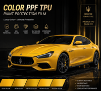 Película Protectora de Pintura para Automóviles TPU PPF de Color Premium, Película de Protección de Pintura Autoadhesiva con Más de 400 Colores, Suministro de Fábrica OEM
