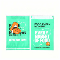 Sacs d'emballage personnalisés en papier kraft brun avec logo SOS, de qualité alimentaire, imperméables, résistants à la graisse, écologiques, pour boulangerie, pain, fruits, avec poignées