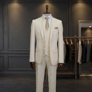 Wholesale Customization Breathable Anti-Wrinkle Double Breasted TR Fabric 3 Piece Slim Fit Mens Formal Business <b>Suit</b> for Wedding - Product Image 3