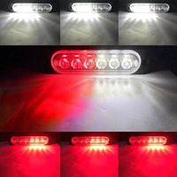 Luces de advertencia de emergencia para vehículos, luces Led sttúnicas para vehículos, 12V, 18W, rojo, azul, blanco, ámbar, venta directa de fábrica