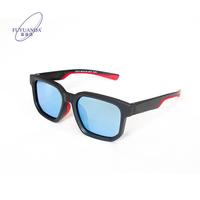 Lunettes de soleil rectangulaires en acétate personnalisées FUYUANDA pour hommes, de haute qualité, avec verres polarisés bleus, noirs et bruns, accessoires d'extérieur LK2202