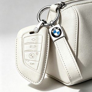Custodia per chiave <span class=keywords><strong>BMW</strong></span> compatibile con X1 X3 X4 X5 X6 X7 M5 Serie 1 3 <span class=keywords><strong>4</strong></span> 5 6 7 GT3 GT5 GT6, protezione completa a 360 gradi - Product Image 3