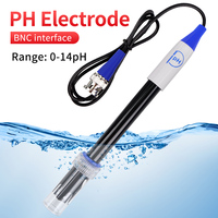 Nouveautés : Électrode de remplacement PH, sonde PH pour test d'eau d'aquarium, connecteur BNC