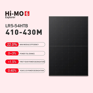 Version américaine <span class=keywords><strong>Longi</strong></span> 430 Watts panneau solaire noir complet LR5-54HTB module Himo 6 pv tout noir pour le marché américain - Product Image 6