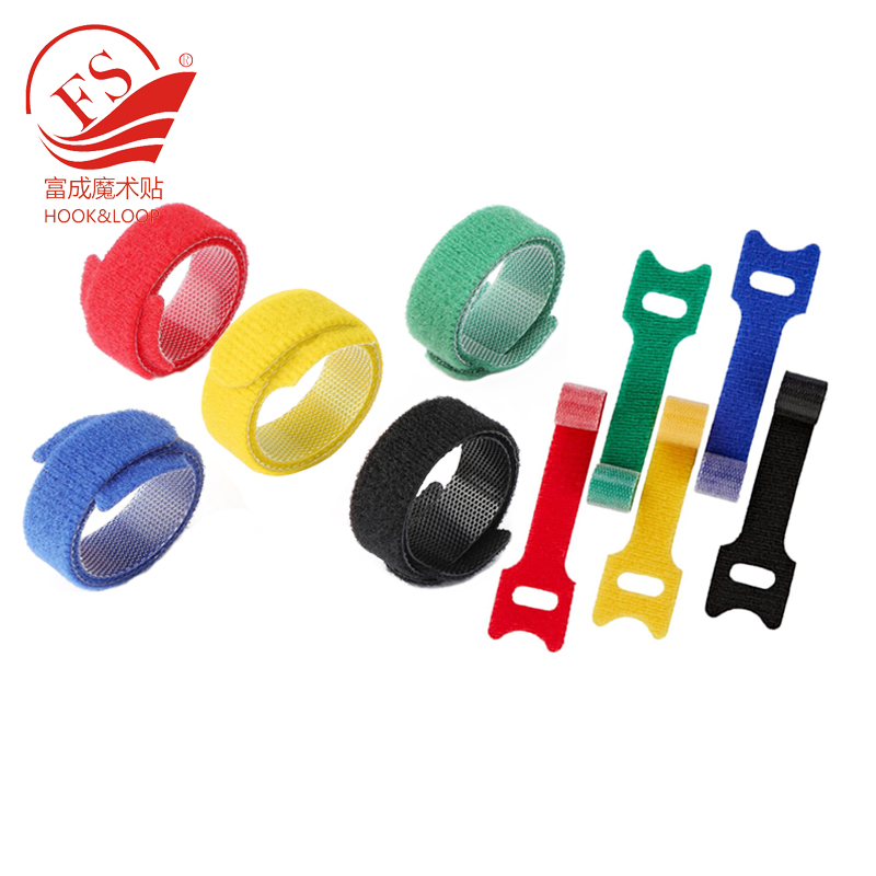 Лидер продаж с фабрики, двухсторонняя многоразовая нейлоновая Регулируемая Кабельная Стяжка с крючком и петлей