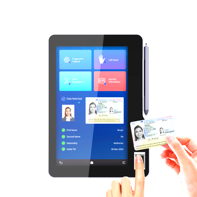 Good Price on Joyusing MT610 Android Biometric Tablet with 1280X800 Resolution Optional Live Detect Camera for Business Use
