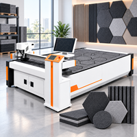 Machine de découpe numérique de panneaux acoustiques CNC à couteau oscillant pour panneaux insonorisants en feutre PET