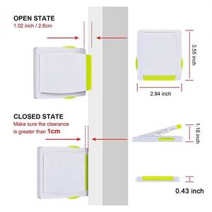 Sécurité Slide Placard Patio Portes Coulissantes <span class=keywords><strong>Porte</strong></span> En Verre Fenêtre Enfant Bébé Preuve Serrures De Sécurité Pour Enfants - Product Image 2