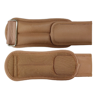 Sangle de soutien réglable unisexe en cuir et métal pour poignet et cheville, avec logo personnalisé, antidérapante et protectrice, pour l'entraînement – Vente en gros