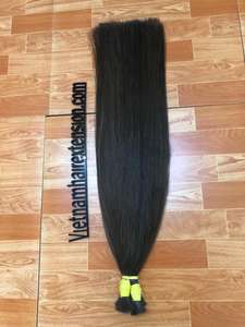 Prix d'usine, qualité exceptionnelle, cheveux en vrac colorés, extensions de cheveux humains vierges Remy, lisses et ondulés, Vietnam - Product Image 3