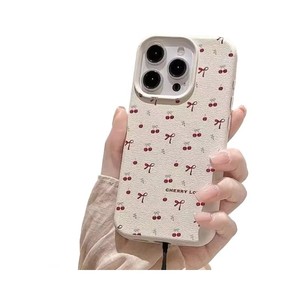 Custodia per telefono in TPU effetto pelle con ciliegie, antiurto e morbida, per <span class=keywords><strong>iPhone</strong></span> 17 Air, <span class=keywords><strong>iPhone</strong></span> <span class=keywords><strong>11</strong></span>, 12, 13, 15, 16, 14 Pro Max - Product Image 5