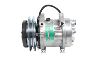 Compresor de Aire Acondicionado KINDRESUN de 24v para Excavadora SK210-6 <span class=keywords><strong>1B</strong></span> 7H13 YN20M00107F2 89-2746 TDKR151350S YT20M00022F4 LC91V00002F2 - Product Image 6