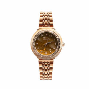 Fashionable Gemstone Women's <b>Watch</b>, Tiger Eye Stone Wristwatch, Casual <b>Quartz</b> <b>Watch</b> - Product Image 1