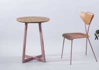 Ensemble de tables basses portables de conception moderne pour la relaxation d'étude de chambre à coucher de salon
