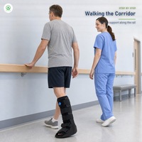 Botte de marche orthopédique pneumatique haute Air Cam Walker pour fracture, entorse de la cheville, blessure du tendon d'Achille