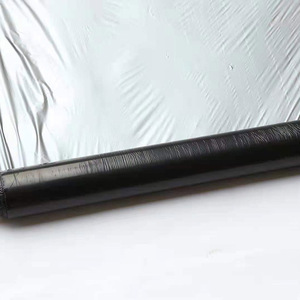 Film de paillage agricole réfléchissant noir/argent 100% PE vierge, barrière anti-mauvaises herbes, couverture de sol, service de découpe - Product Image 5