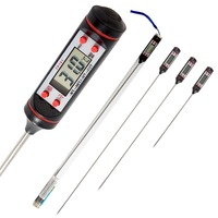 Water Thermometer Food Thermometer Baking Water Temperature Measuring Food High Probe Type Baby Bottle Brewing