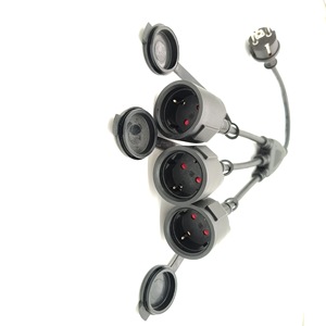ปลั๊กยุโรปพร้อมเต้ารับ 3 ช่อง 1.5 มม. 230V ABS ปลั๊กพ่วงทนทาน - Product Image 4