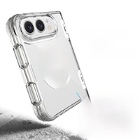 Coque de téléphone magnétique transparente avec béquille articulée antichoc pour iPhone 18 Duo iPhone Ultra Duo Fold