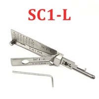 Lishi SC1-L 2 en 1 Lockpicks Blank Keys Pick pour Schlage
