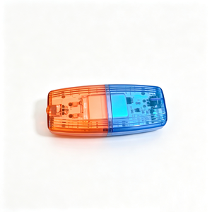 Luz de Hombro Recargable de Larga Duración <span class=keywords><strong>con</strong></span> Destello Rojo y Azul para Advertencia de Tráfico - Product Image 6