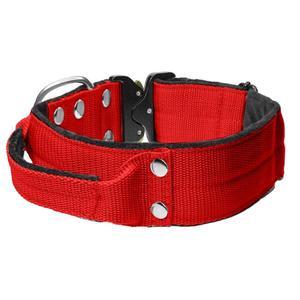 ADZIA Nylon Robustes Bully-Hundehalsband im Taktischen Stil mit Breitem Neopren-Komfort und Schnallenverschluss für Alle Jahreszeiten - Product Image 3