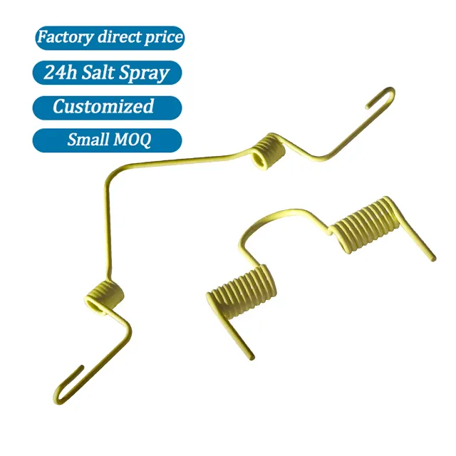 Hongshengメーカースパイラル真ちゅうダブルヘリカルコイルツイストスプリング