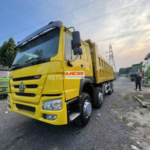 Camion à benne basculante d'occasion Sinotruck Howo le moins cher, 8x4, 30-50 tonnes, 371 ch, 375 ch, 12 roues - Product Image 3