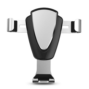 Universal Metal Car Phone Mount Air Vent Gravity Bracket Universal Fit Alloy <b>Material</b> Gray Silver Gold <b>Red</b> - Product Image 1