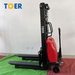 Elektrikli istifleyici palet 1500 kg 2000 kg kaldırıcı istifleyici 1.5 ton 2ton elektrikli istifleme makinesi - Product Image 2