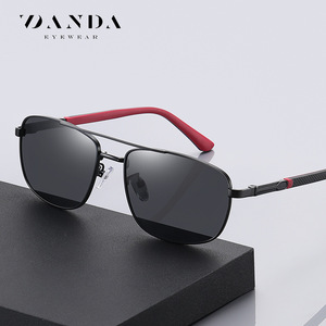 DANDA Men Polarized Sunglasses Square Frame UV400 <b>Driving</b> <b>Glasses</b> 6313 - Product Image 2