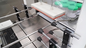 High Speed Automatic <strong>Side</strong> Tape Bottle Neck <strong>Shrink</strong> Wrapping <strong>Machine</strong> - Product Image 5