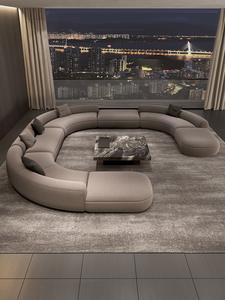 طقم غرفة معيشة فاخر مبطن، أريكة قطاعية فاخرة، أثاث صالة من فوشان، أرائك غرفة معيشة بأسلوب تقليدي - Product Image 3