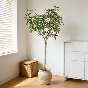 Árbol Artificial <span class=keywords><strong>de</strong></span> Schefflera, Vegetación Realista, Sin Mantenimiento, para Decoración <span class=keywords><strong>de</strong></span> Hogar, Oficina, Hotel, Eventos Festivos, Árbol Artificial <span class=keywords><strong>de</strong></span> Interior - Product Image 2