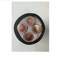 Cable de Cobre Trenzado de 4 Núcleos con Aislamiento de PVC de 12V y 8 AWG, Fabricado en Fábrica, para Calefacción y Uso Subterráneo