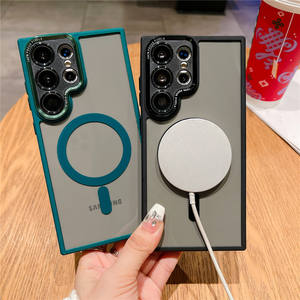 Étui de téléphone transparent de luxe avec recharge magnétique sans fil pour <span class=keywords><strong>Samsung</strong></span> Galaxy S26 S25 Ultra S24 S23 <span class=keywords><strong>FE</strong></span> - Product Image 4