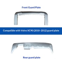 MASSAIT Plaque de protection avant pour Volvo XC90, plaque de protection argentée avant, garniture de protection avant