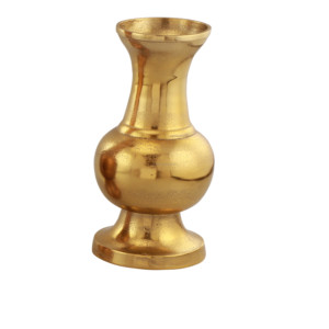 Aluminium Flower <b>Vase</b> For Home Decor Best Quality <b>Gold</b> Polish Finished Metal Flower <b>Vase</b> For Table Top Decor - Product Image 1