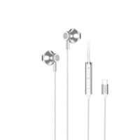 YooKiE YTL19 Écouteurs semi-intra-auriculaires en métal de qualité supérieure-Son stéréo Hi-Fi 14mm, numérique type-c, compatible iPhone 15/16