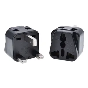 New Products Hot Twin Sockets WDI-7 2 In 1 Universal To UK Plug Travel Adapter Charger Travel Saudi Arabia